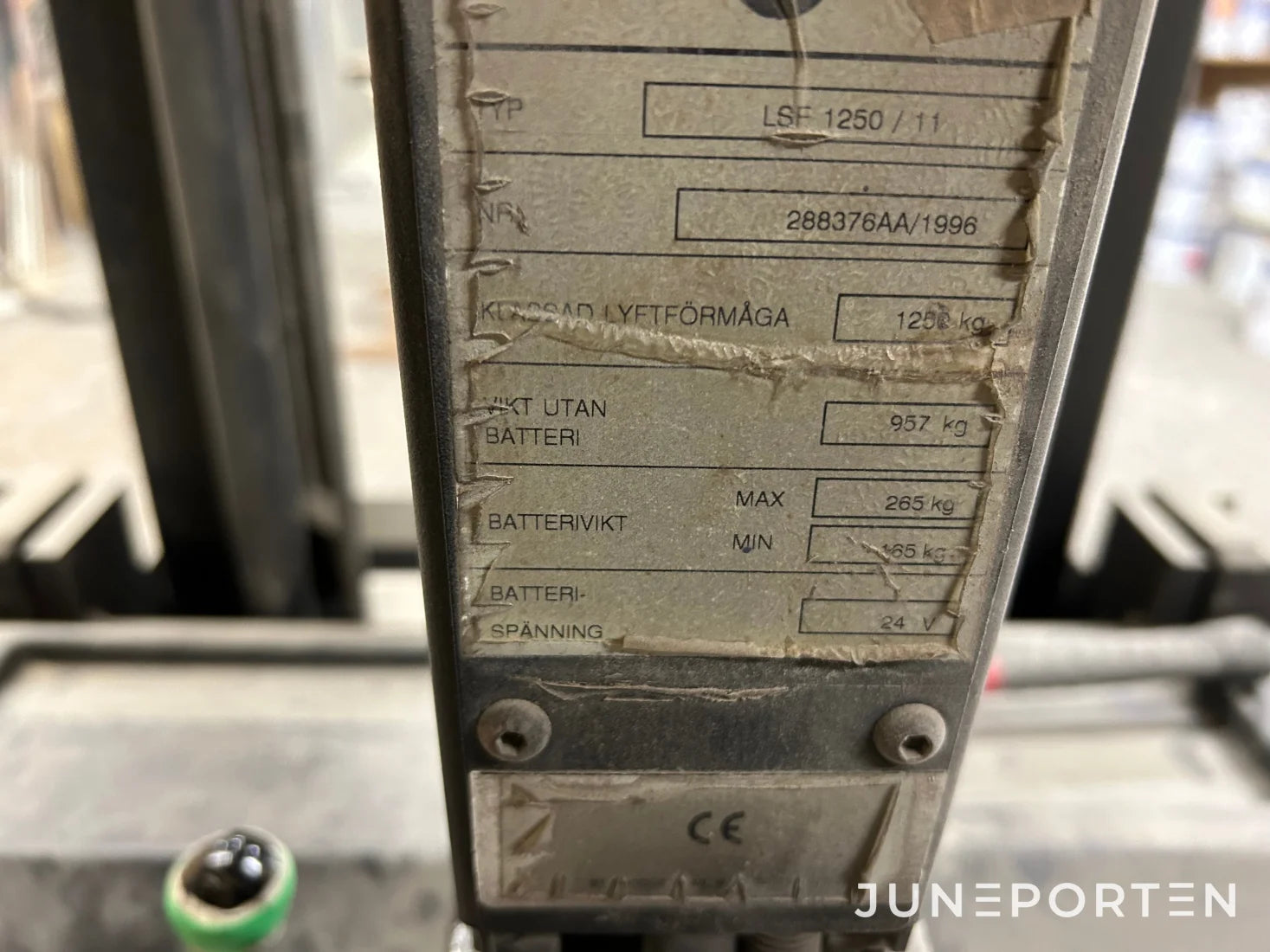 Åkstaplare BT LSF1250/11