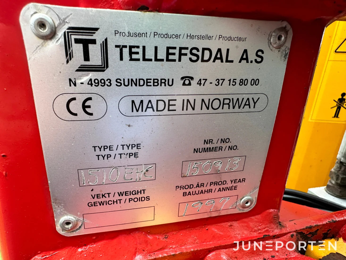 Balinplastare Tellefsdal Auto Wrap 1510