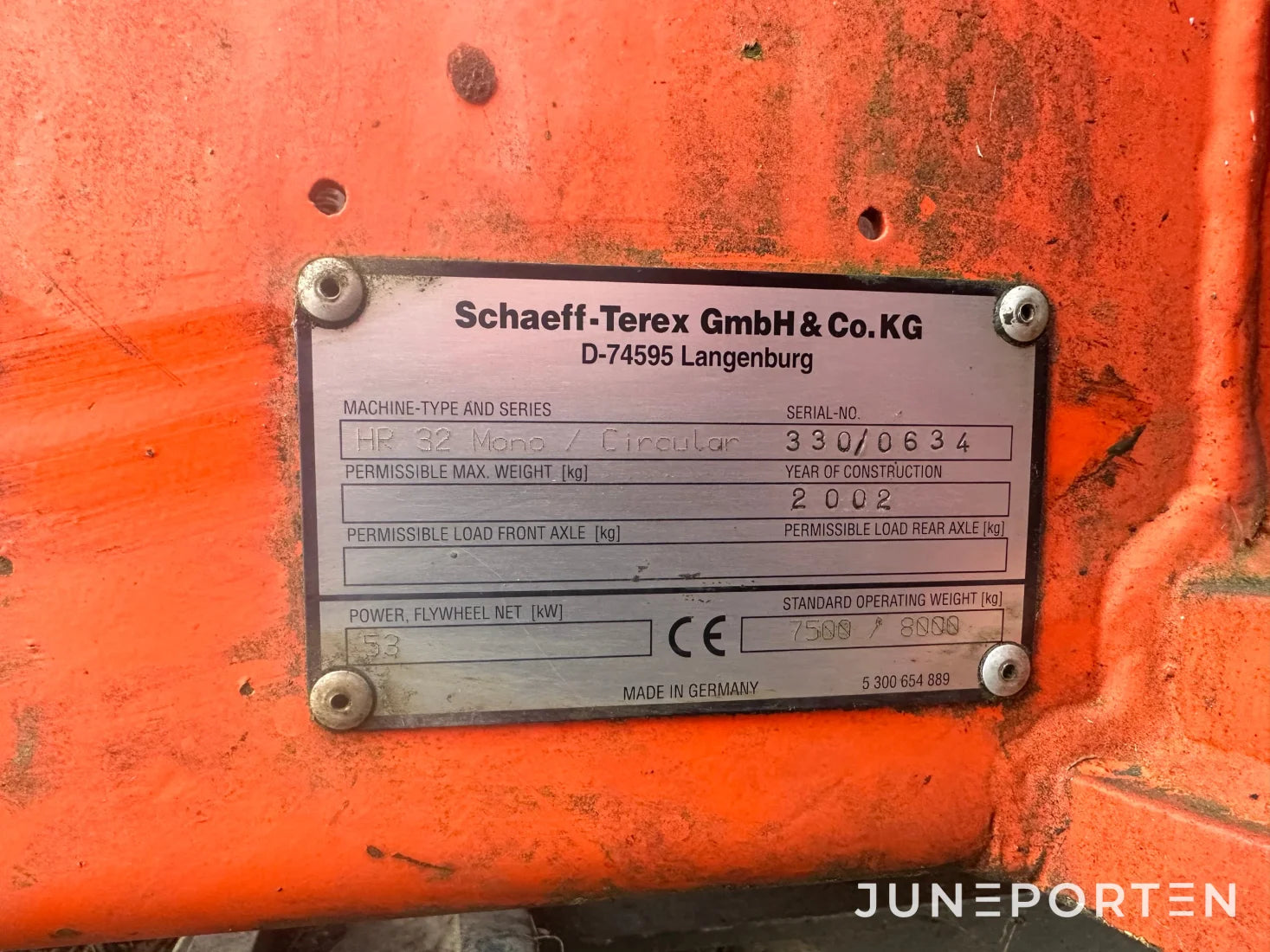 Bandgrävare Schaeff-Terex HR 32