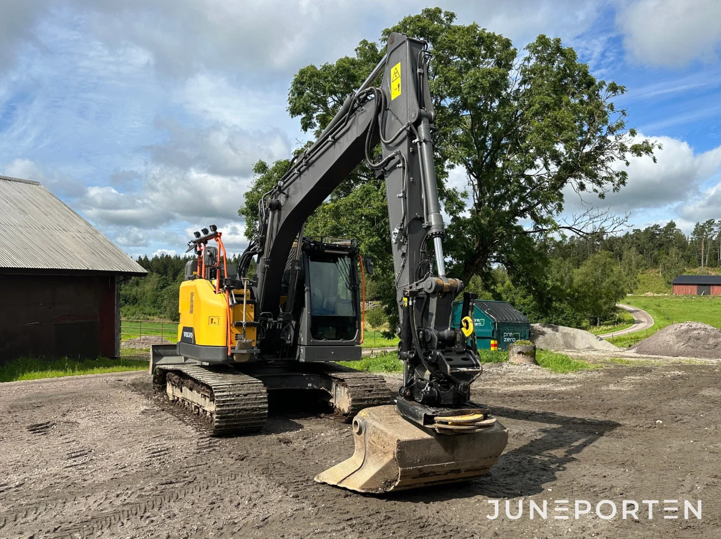 Bandgrävare Volvo ECR 145 EL