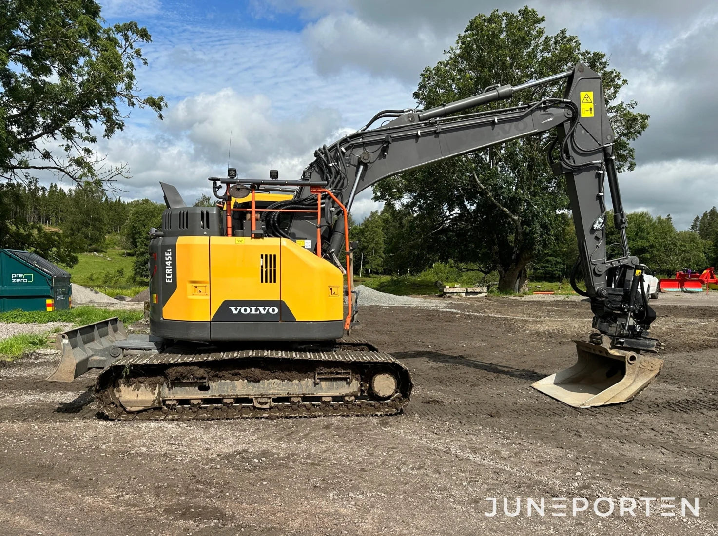 Bandgrävare Volvo ECR 145 EL