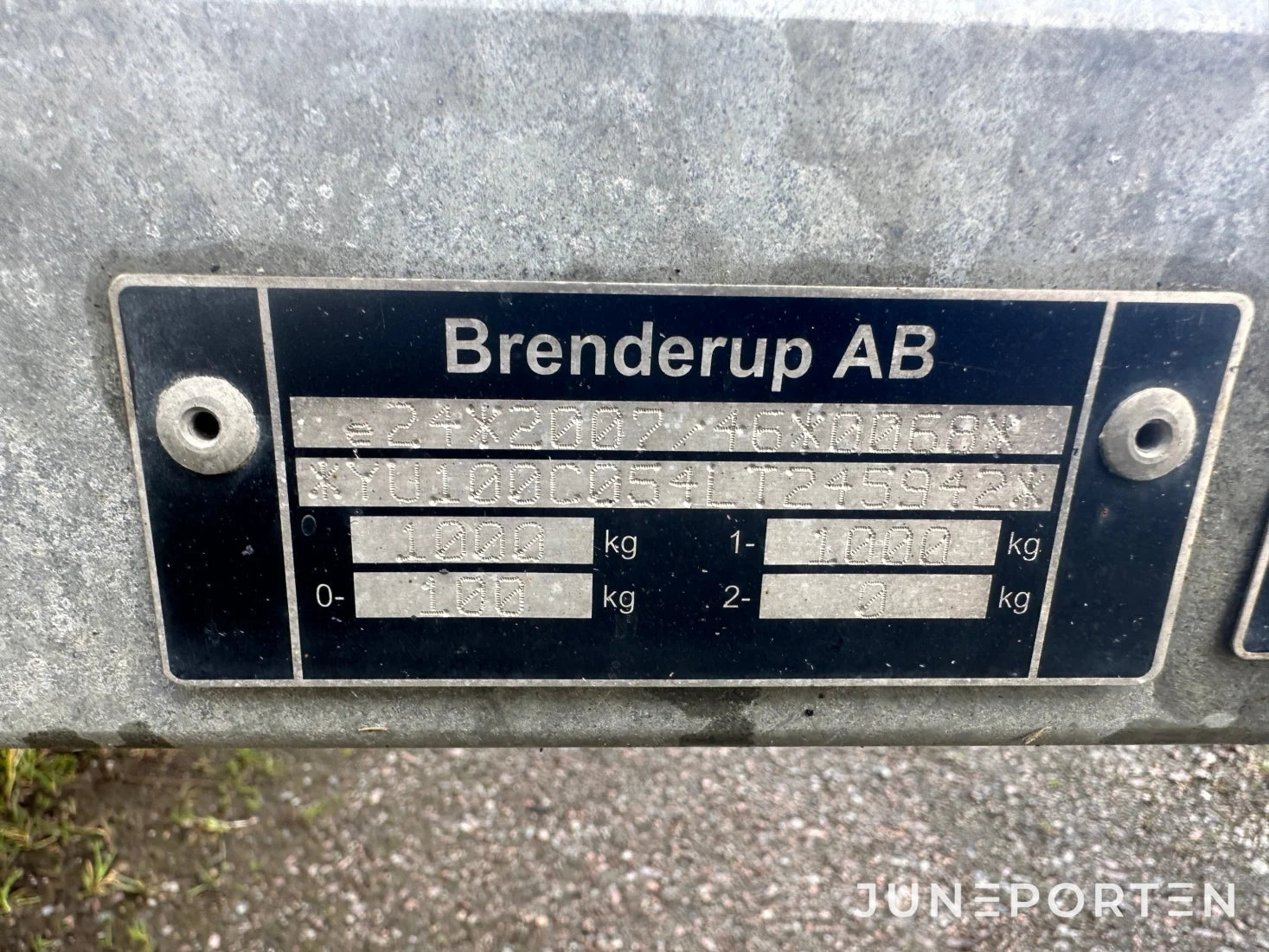 Skåpsläp Brenderup  CER