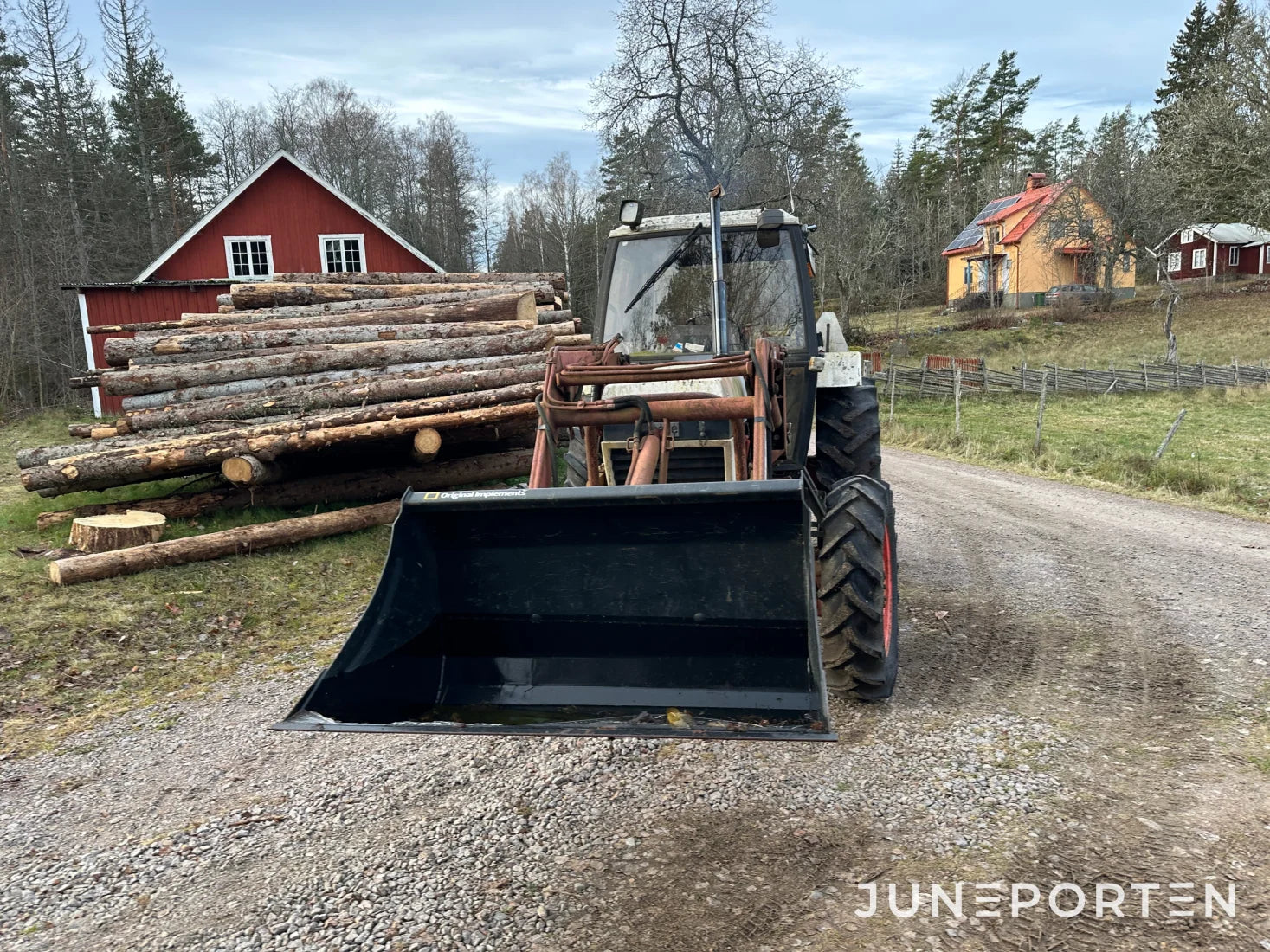 Case IH 1390 4WD med lastare