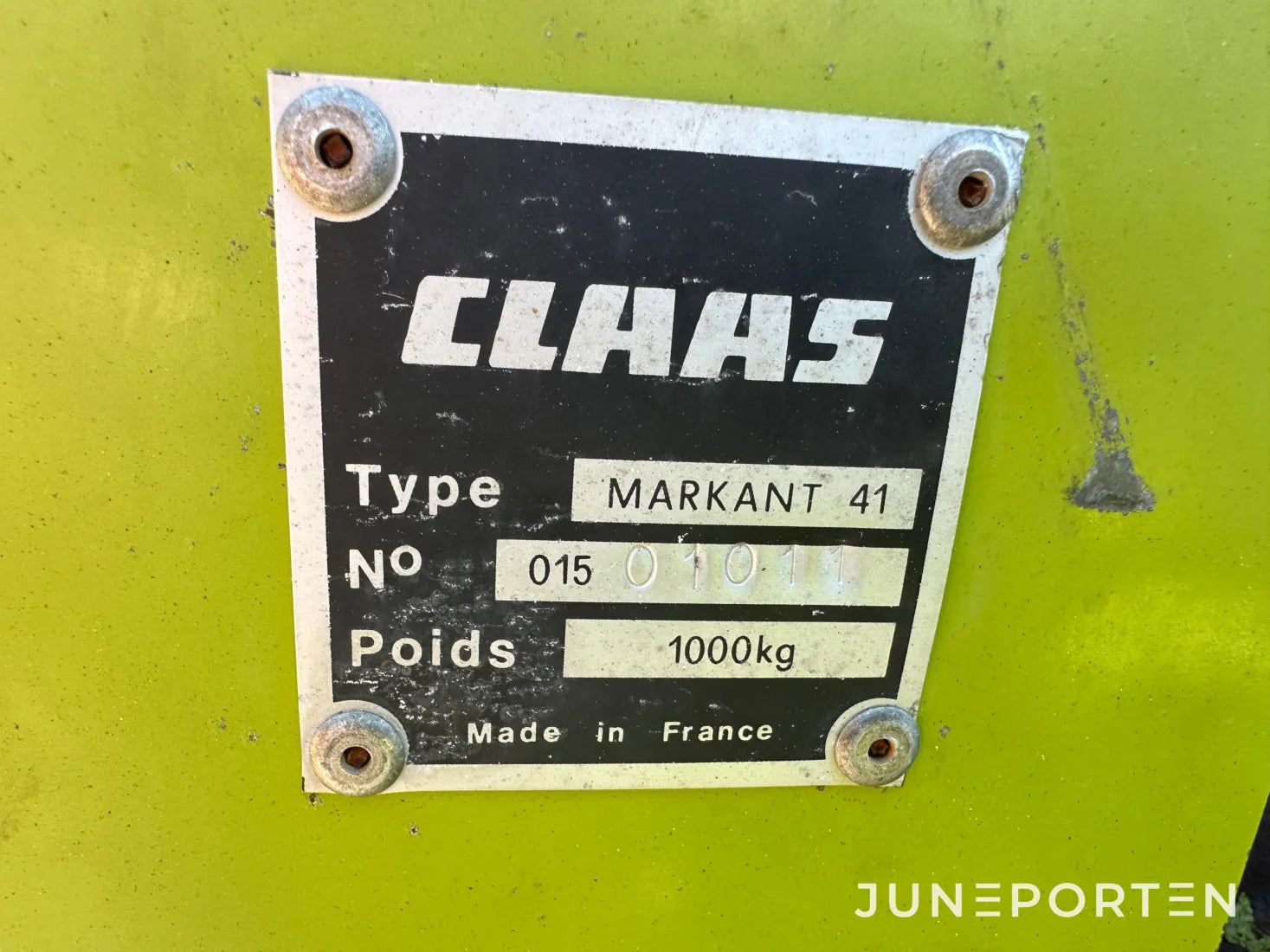 Hårdbalspress Claas Markant 41