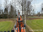 Hjulgrävare Doosan DX140W med dumpervagn