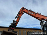 Hjulgrävare Doosan DX140W med dumpervagn