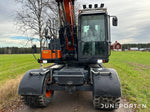 Hjulgrävare Doosan DX140W med dumpervagn