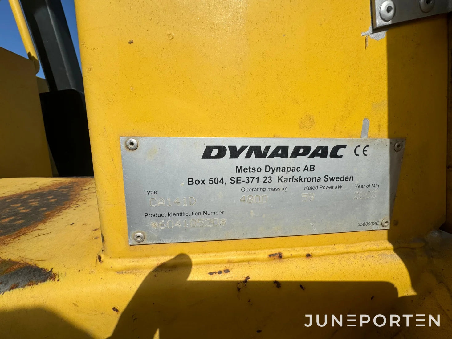 Vibrationsvält Dynapac CA141D