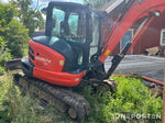 Grävmaskin Kubota KX057-4 med tillbehör