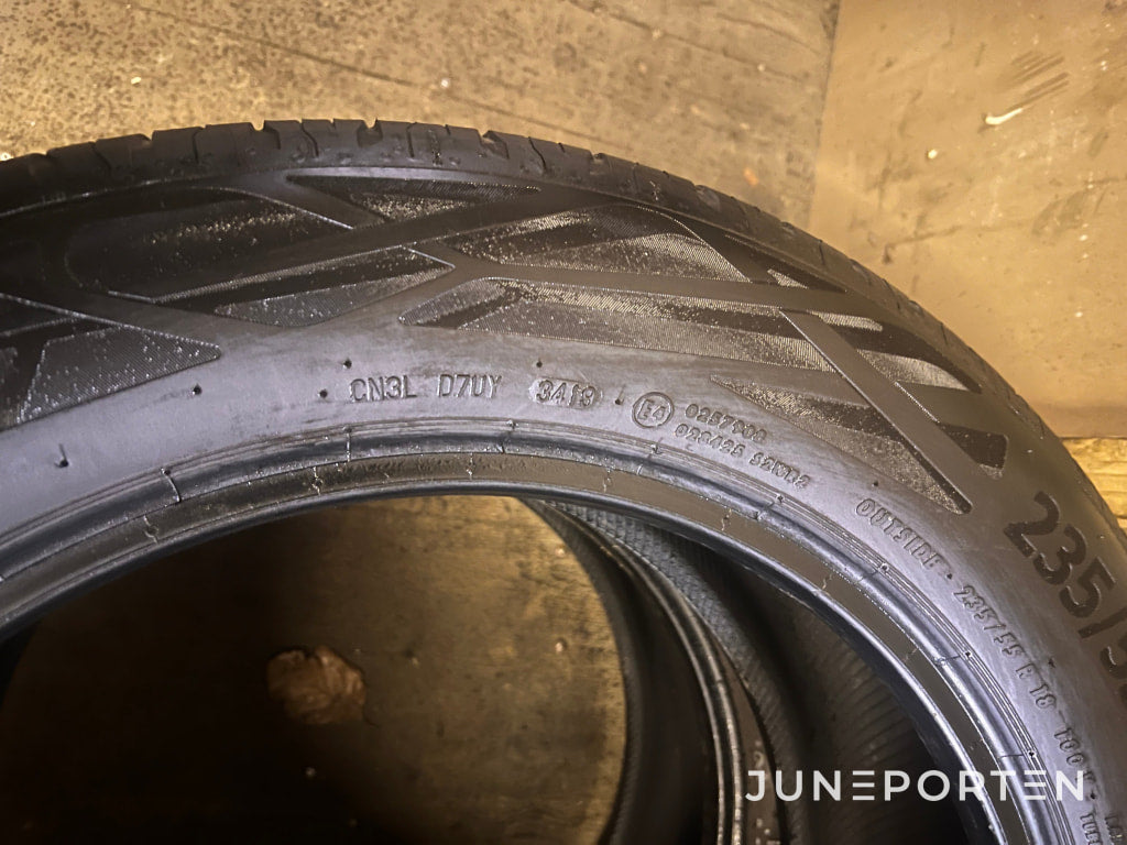 2styck 235/55 R18 100v Continental EcoContact 6
