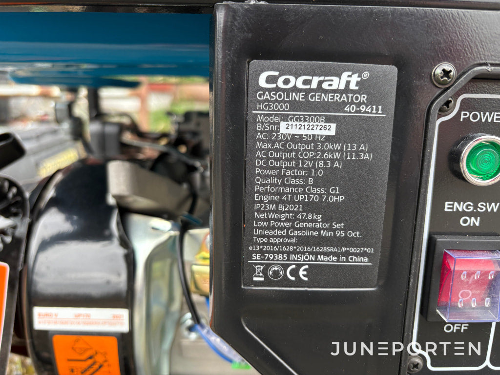 Elverk Cocraft HG 3000