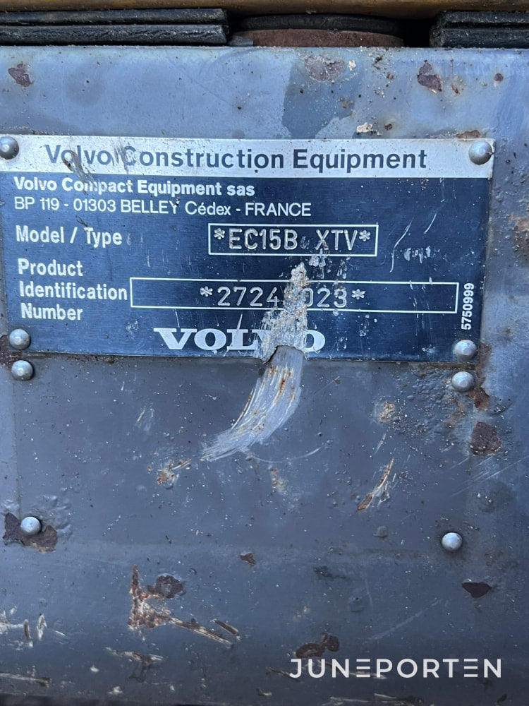 MINIGRÄVARE Volvo EC 15
