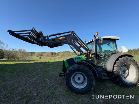 Traktor Deutz Fahr Agrofarm 430TTV med front lastare