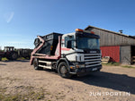 Scania Lastbil med lastväxslarflak