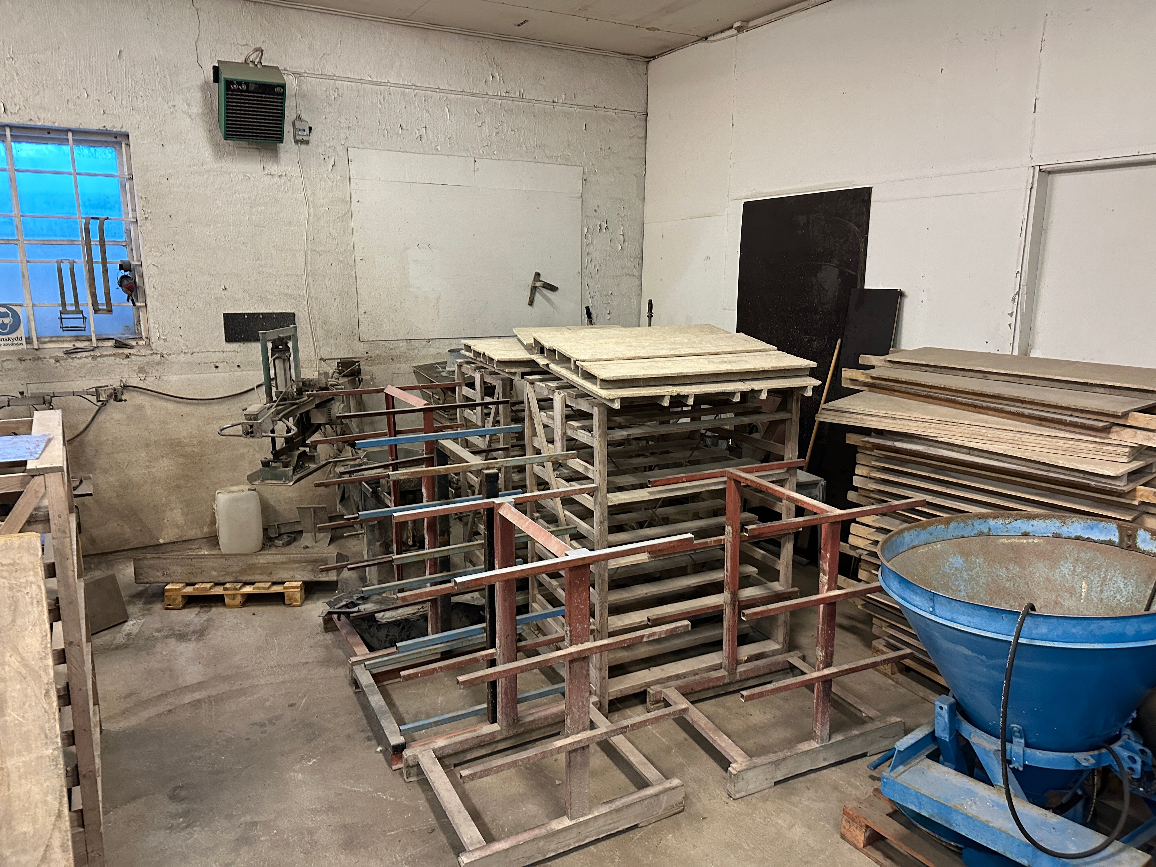 Maskiner för betongtillverkning
