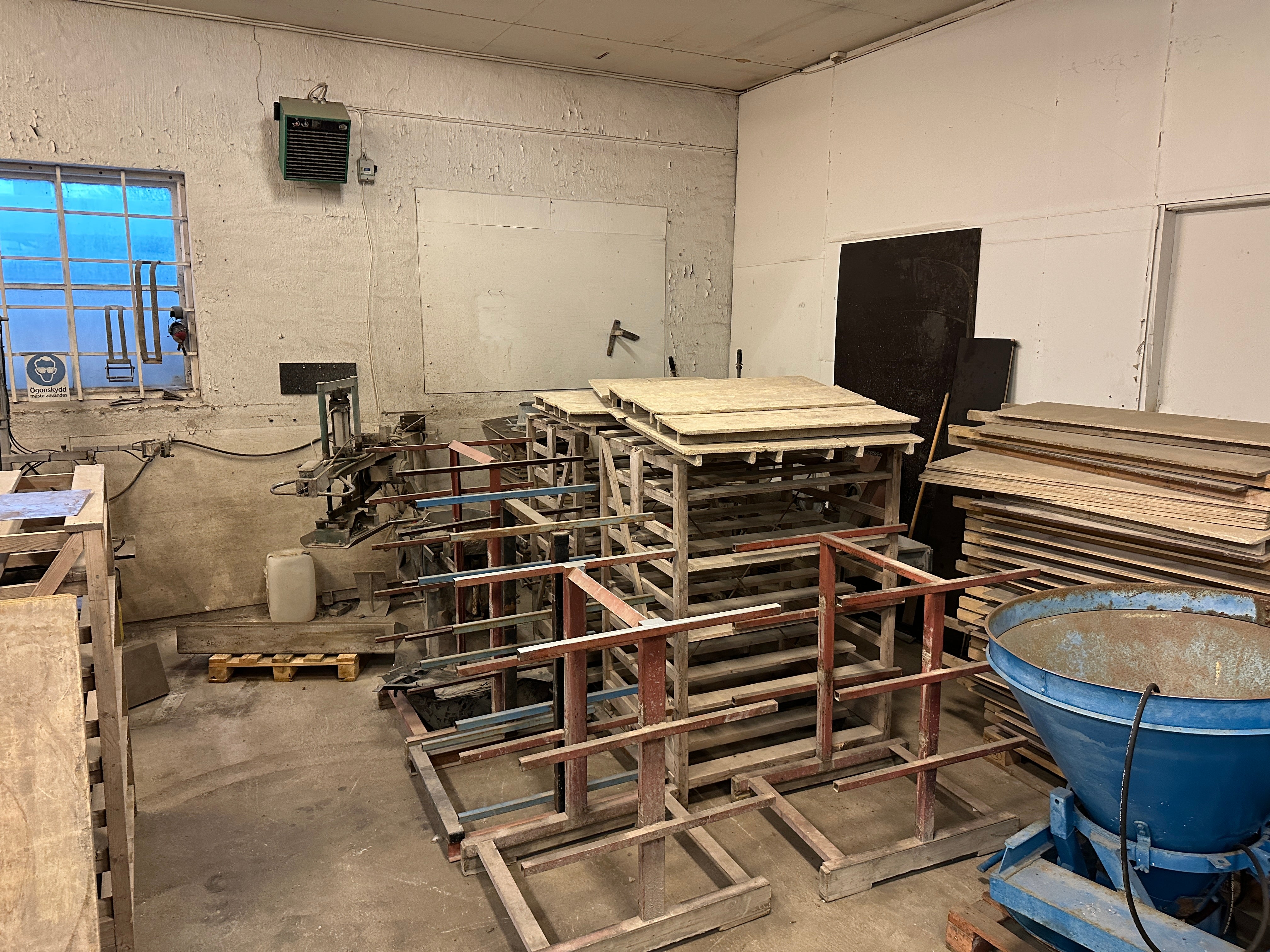 Maskiner för betongtillverkning
