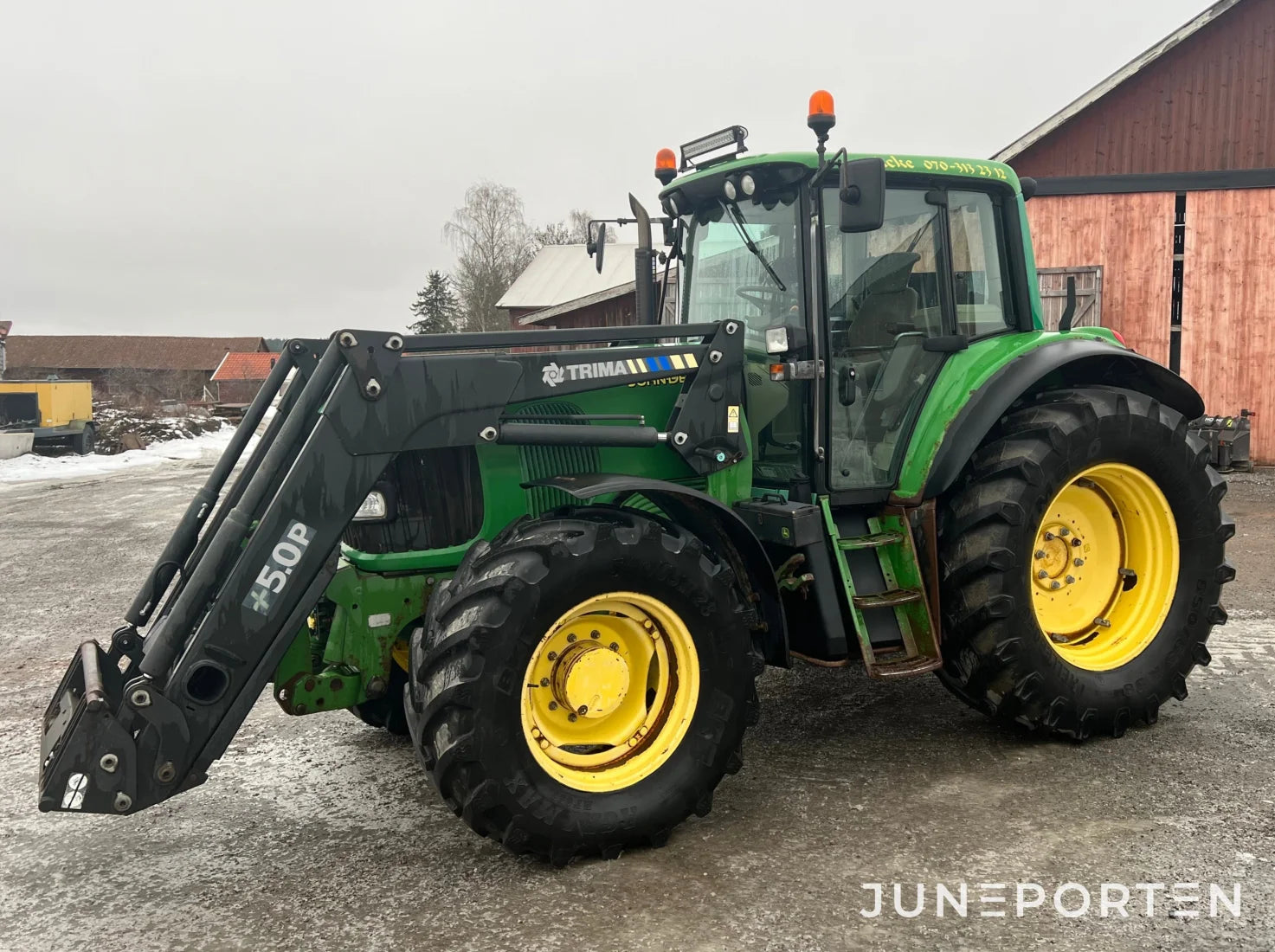 John Deere 6820 med lastare