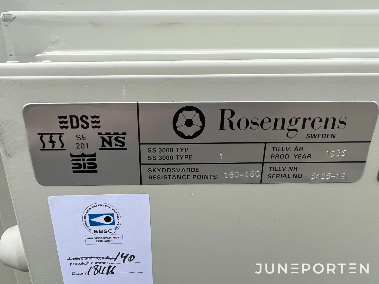 Kassaskåp Rosengren SS 3000