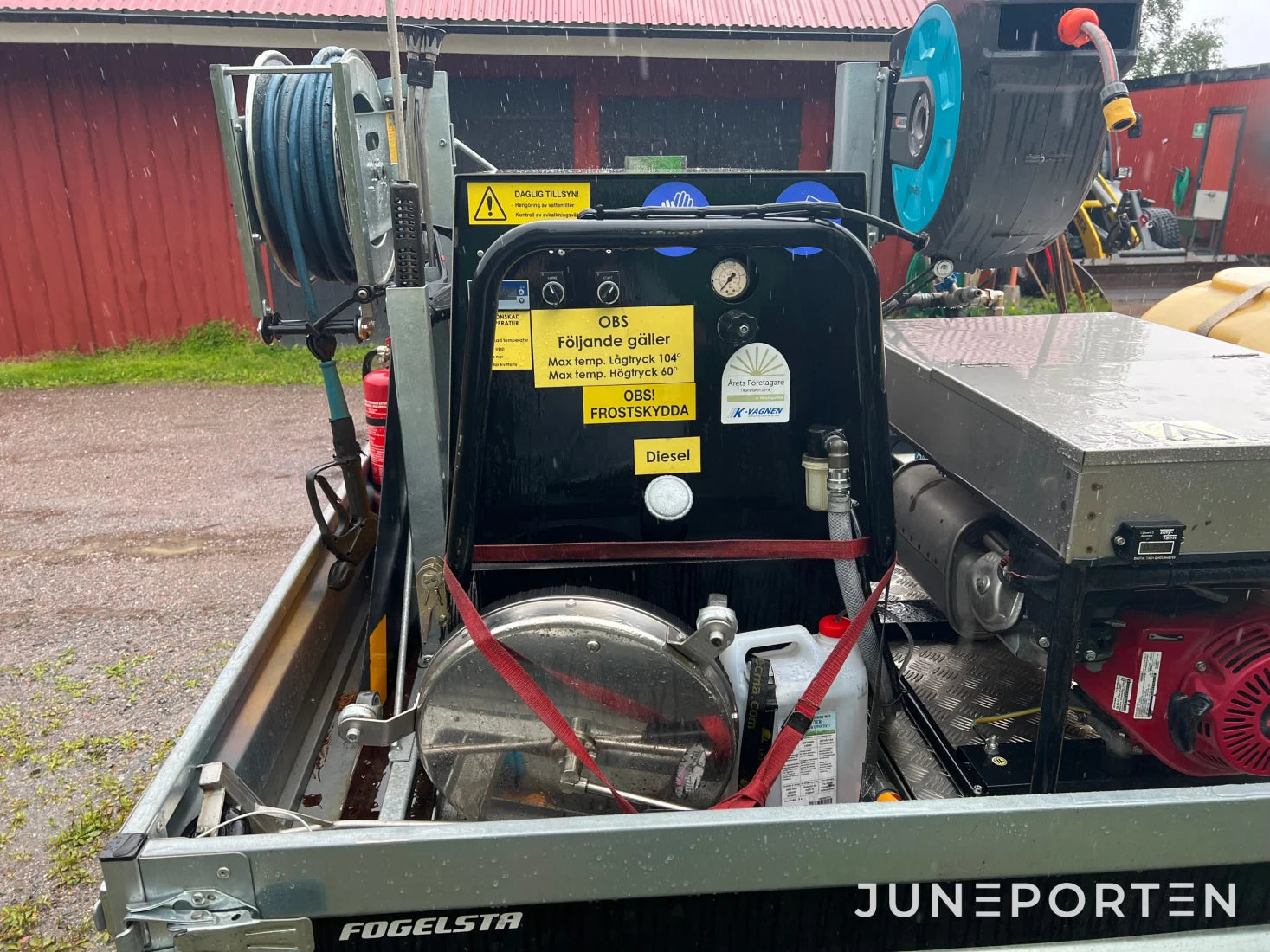 Ogräsbekämpning / Högtryckstvätt K-Heat Maxi 116 med släp