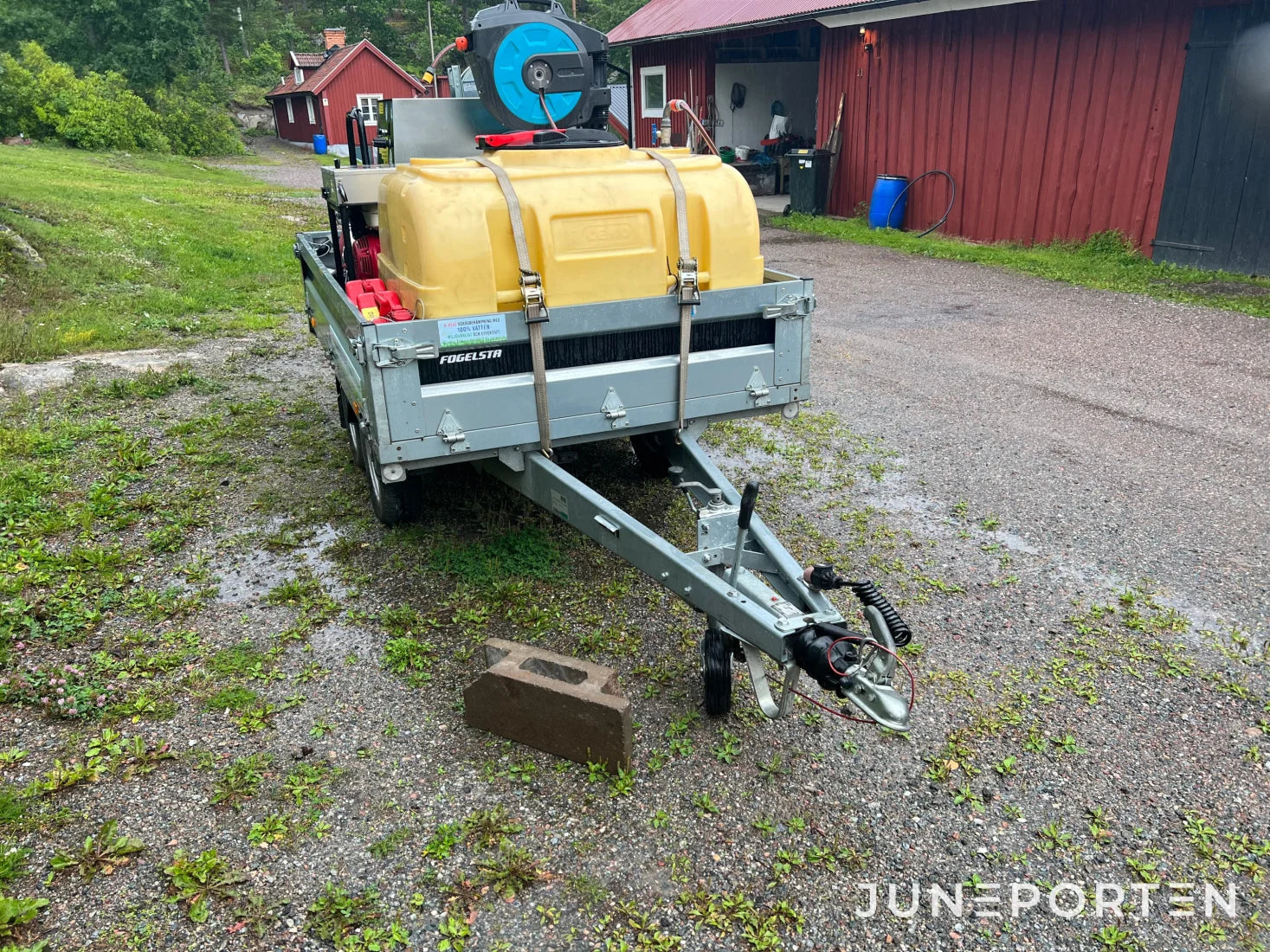 Ogräsbekämpning / Högtryckstvätt K-Heat Maxi 116 med släp