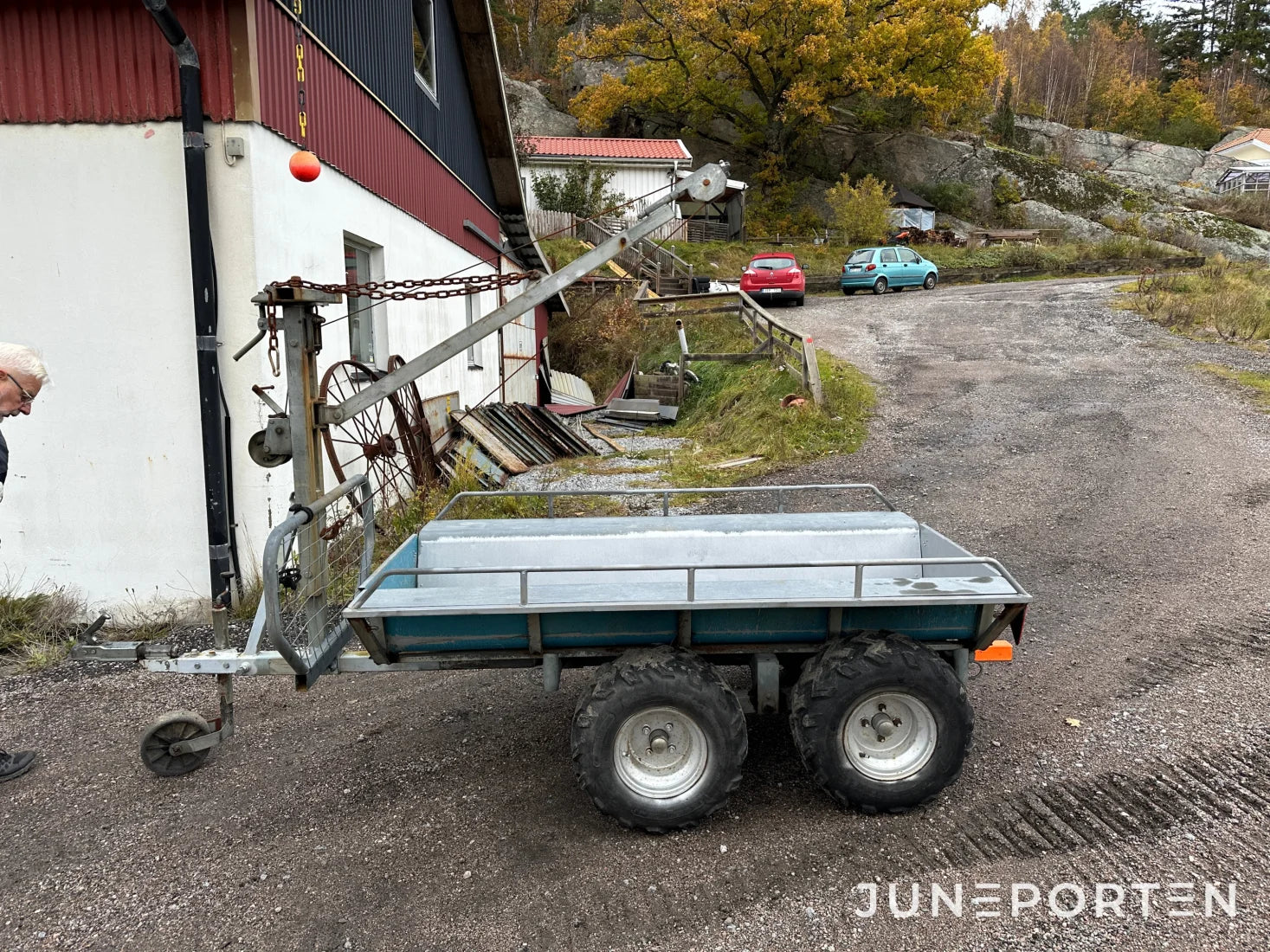 Kombivagn för fyrhjuling