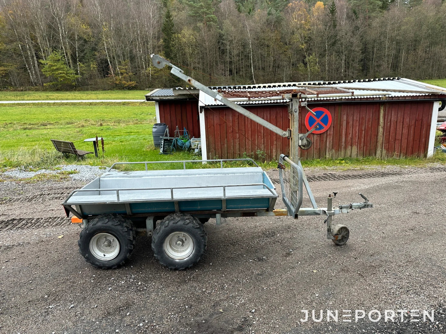 Kombivagn för fyrhjuling