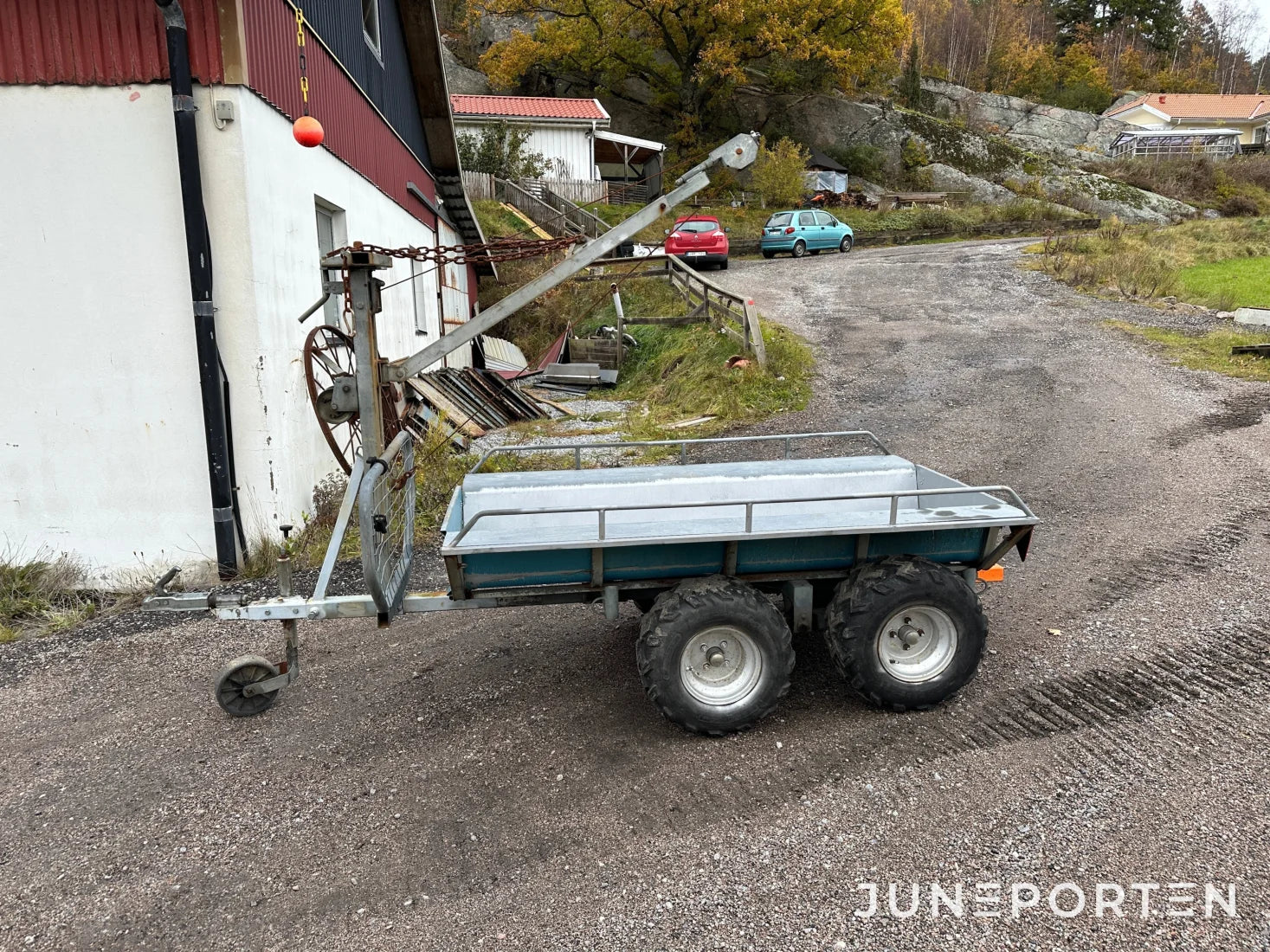 Kombivagn för fyrhjuling
