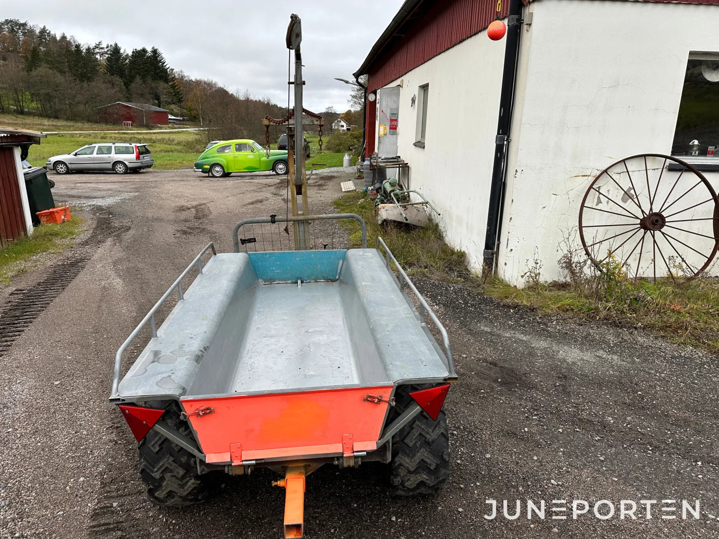 Kombivagn för fyrhjuling