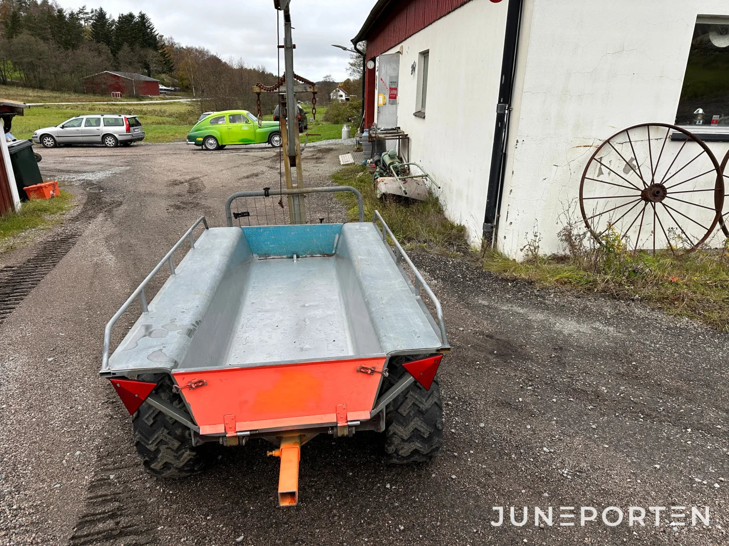 Kombivagn för fyrhjuling