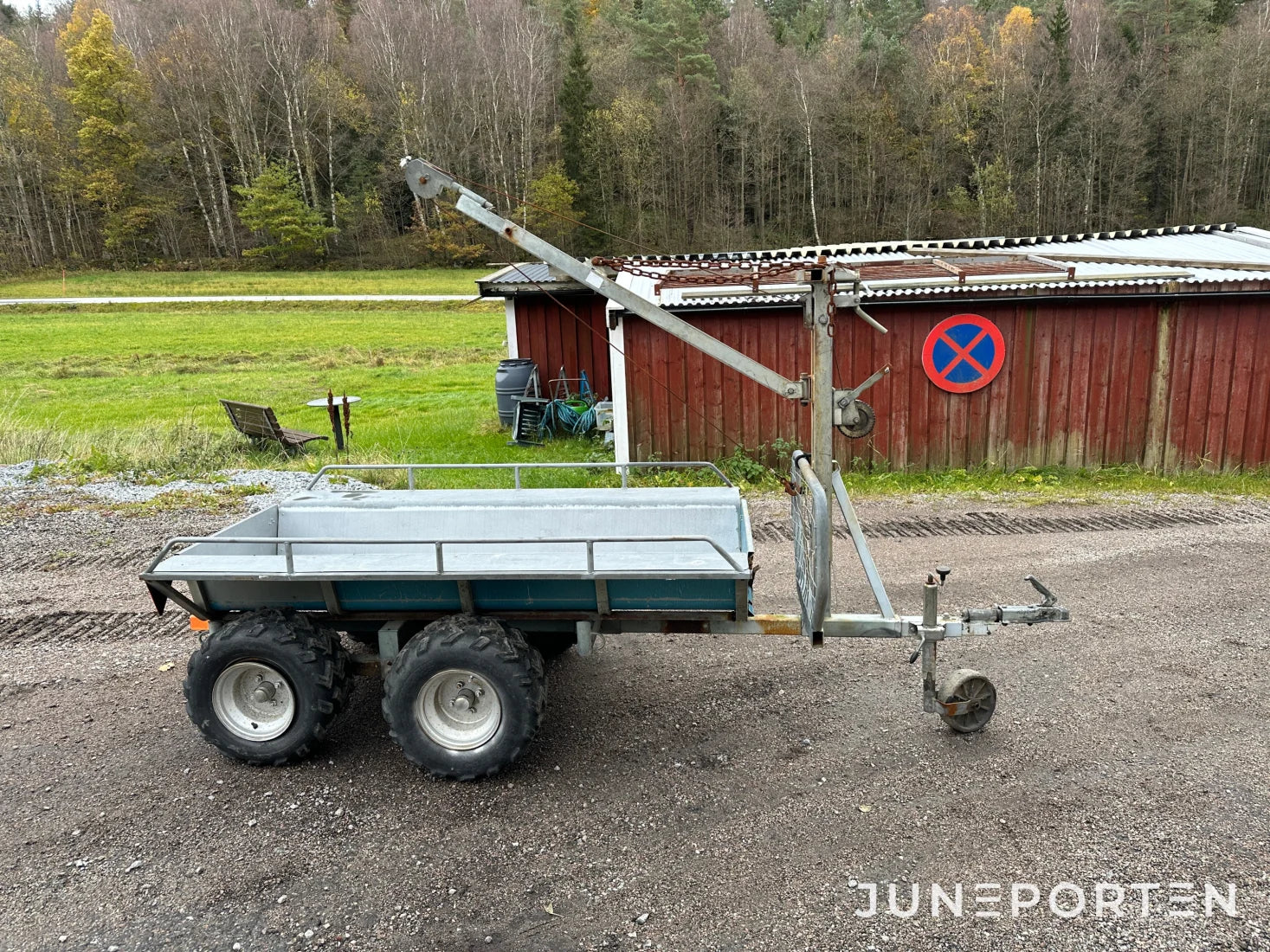 Kombivagn för fyrhjuling