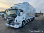 Skåplastbil Scania P270 med bakgavellyft