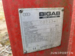 Lastväxlarvagn Bigab 12-15 grusflak