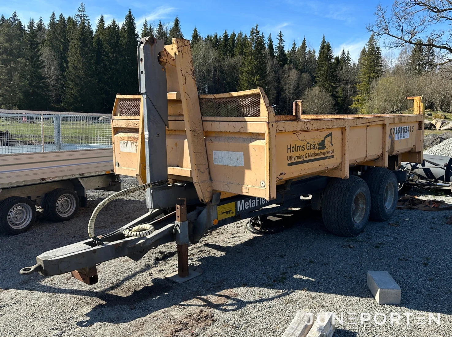 Lastväxlarvagn Metsjö Metaflex 14 ton