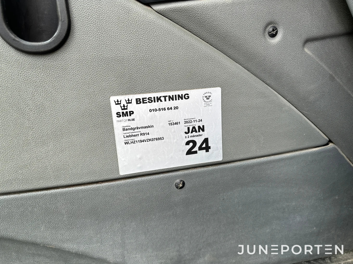 Bandgrävare Liebherr R914 Compact med tiltrotator