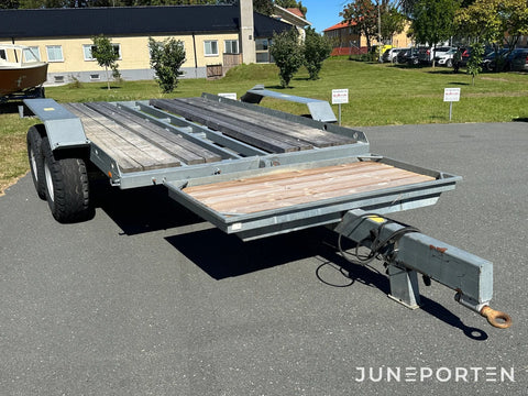 Maskintrailer 9 ton