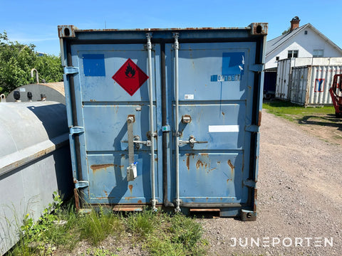 Miljöcontainer med farmartank