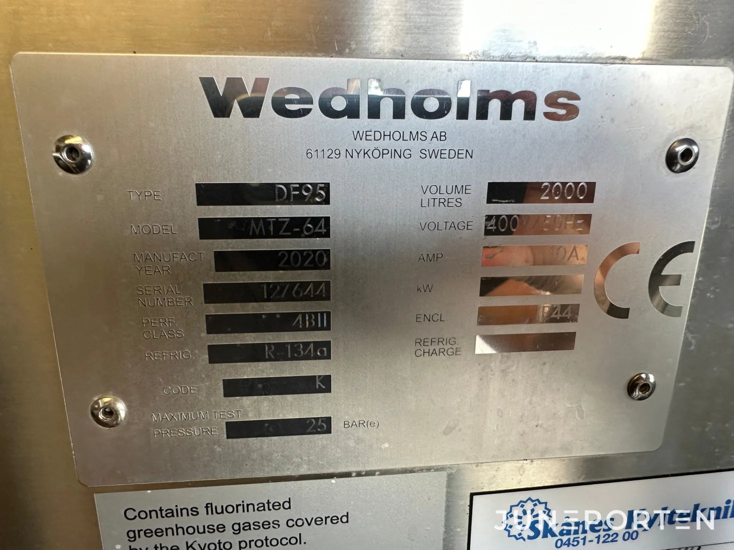 Mjölktank Wedholms