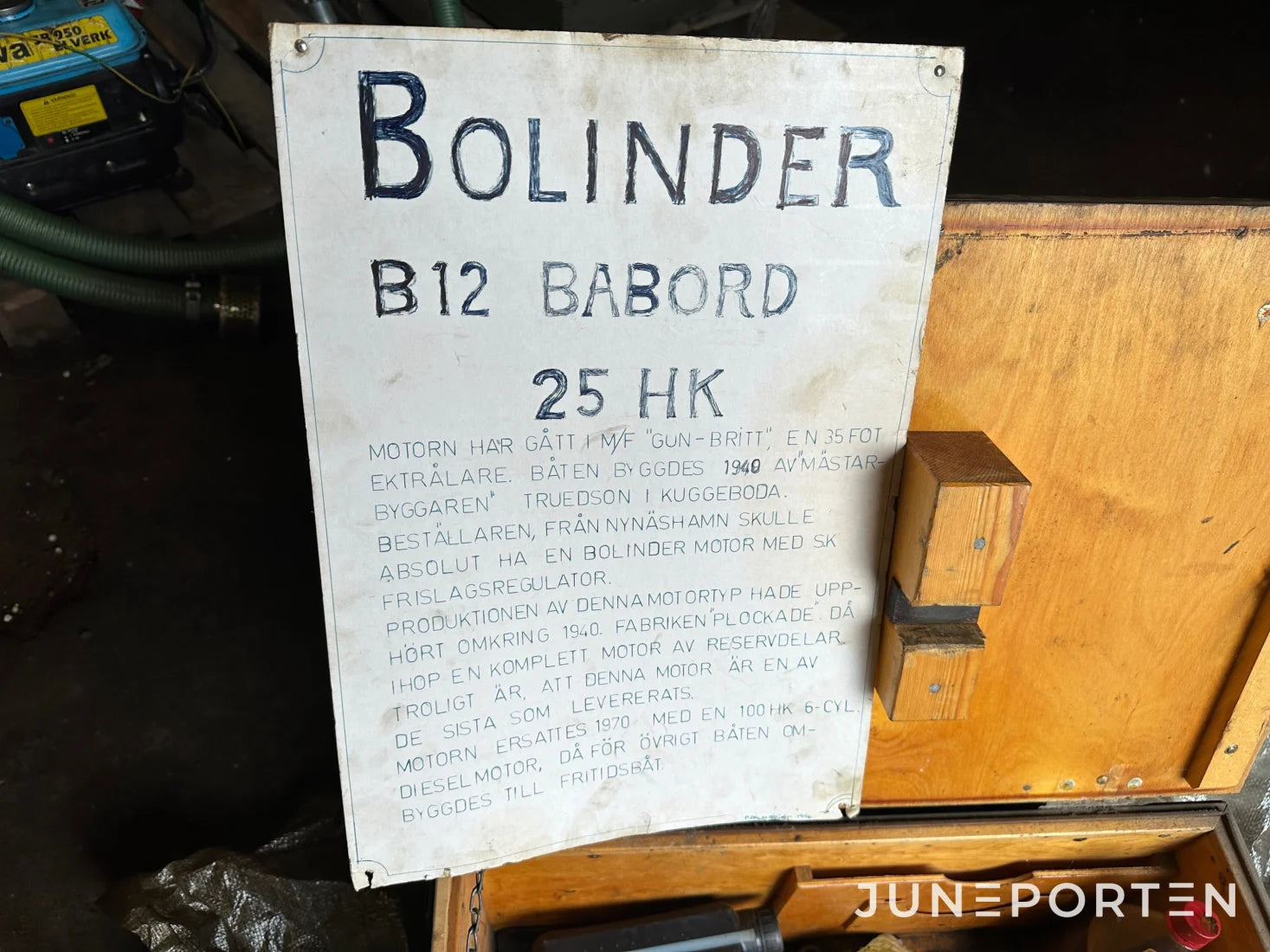 Motor Bolinder B12 Babord 25 hk