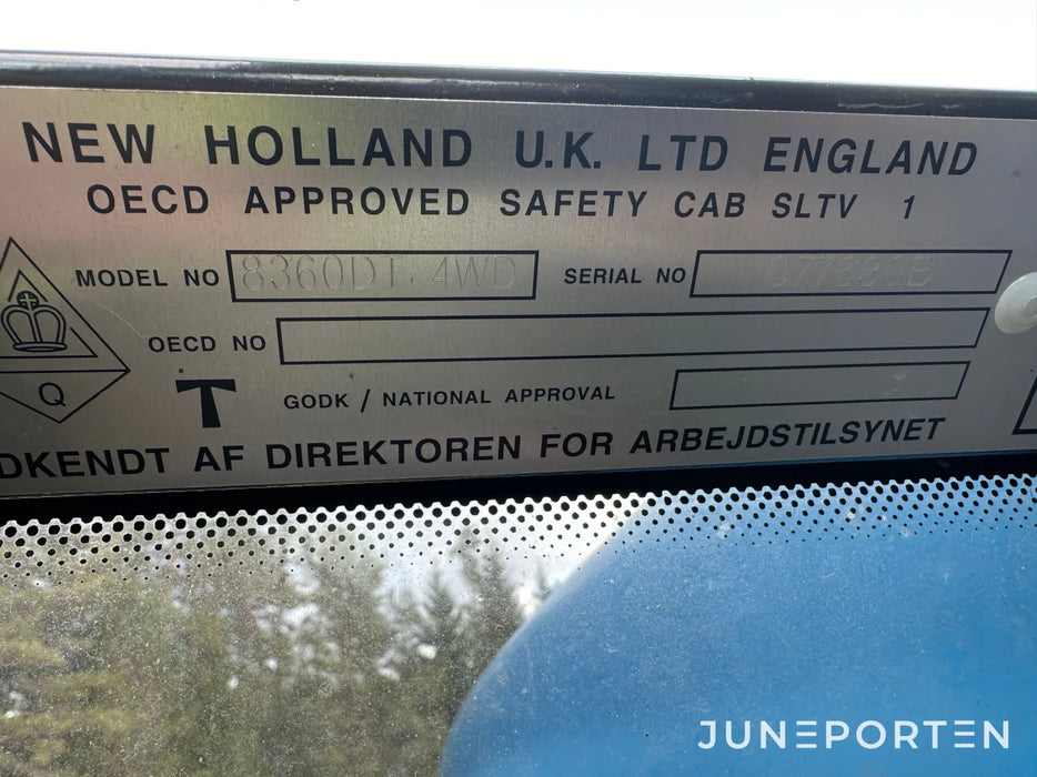 New Holland 8360 4Wd Passiv