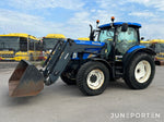 New Holland T 6020 med lastare & frontlyft