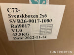 Postbox Svenskboxen 2 x 6