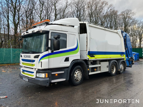 Sopbil Scania P360 6x2 med Norba MF 300 aggregat