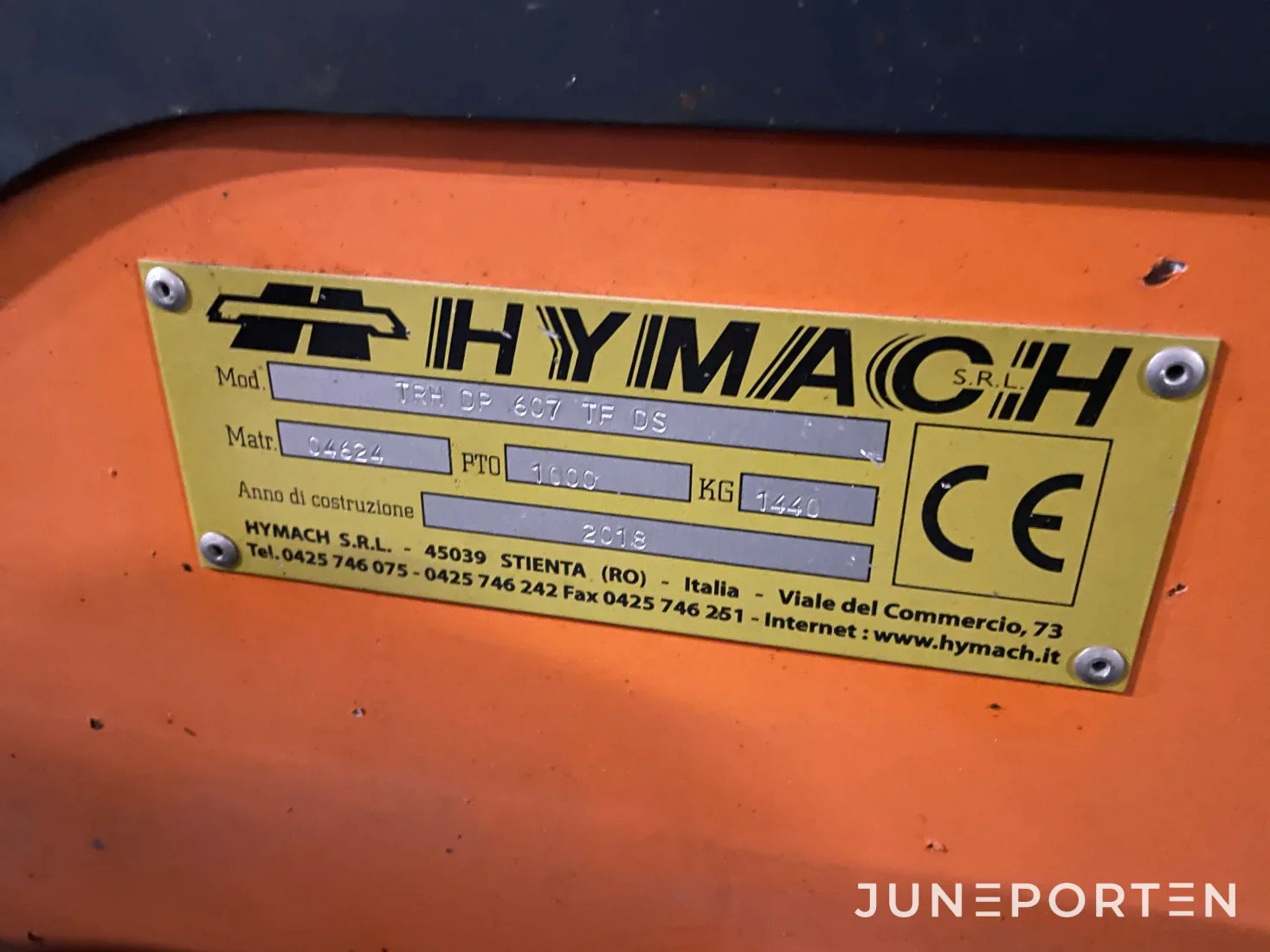 Frontmonterad Stolp & Räckesklippare Hymach