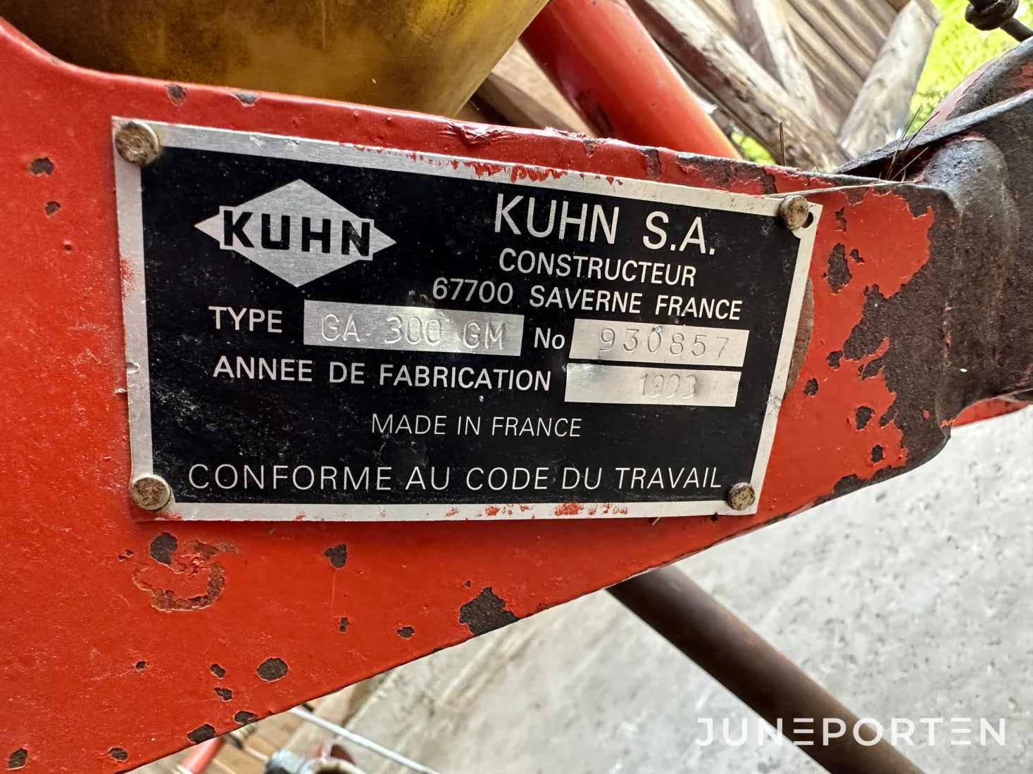 Strängläggare Kuhn GA 300 GM