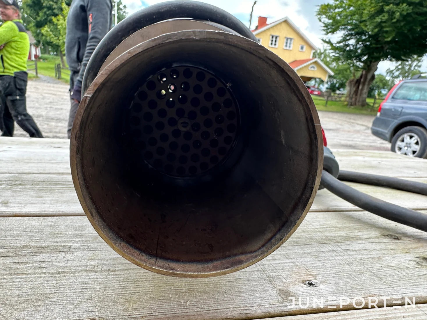 Värmeelement och fläkt Leister