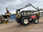 Valmet 705 med kran & Stegmatare