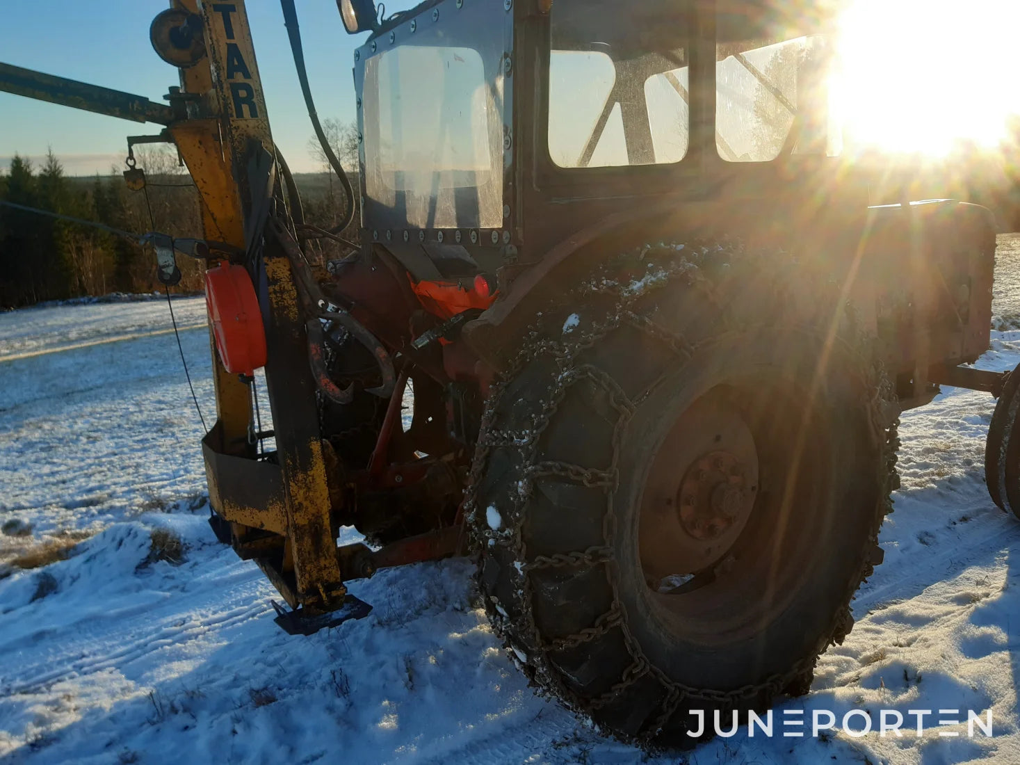 Volvo BM 350 boxer med Star wirekran