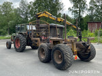 Volvo BM 650 med skogsvagn