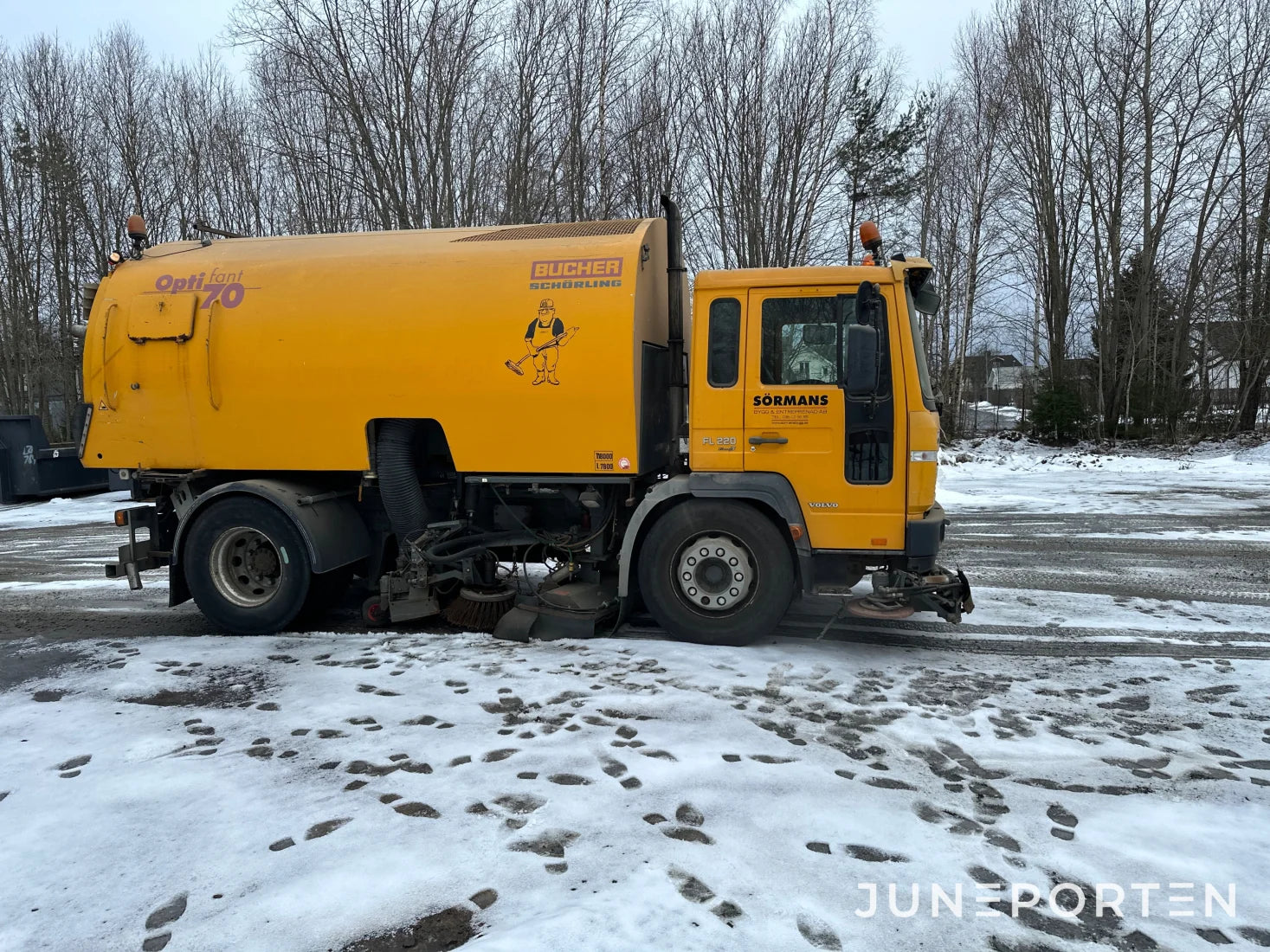 Gatusop och Uppsamlingsbil Volvo FL6/220