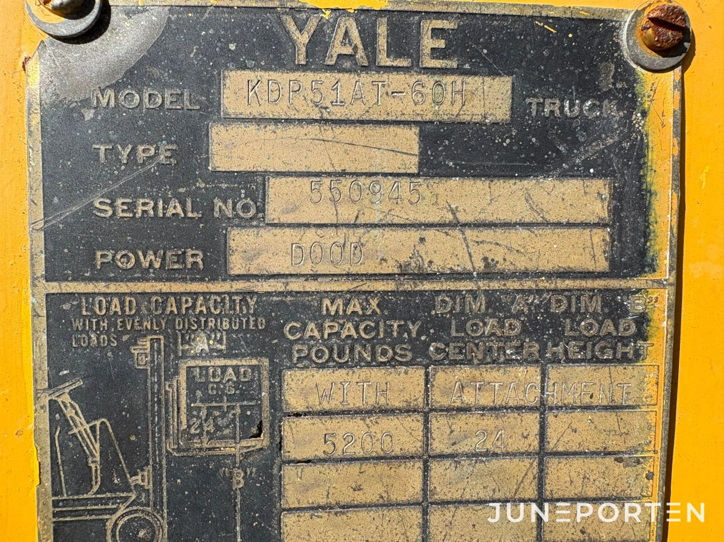 Gaffeltruck Yale